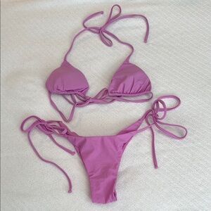 Berry Beachy Swim - Scrunch Back Bikini